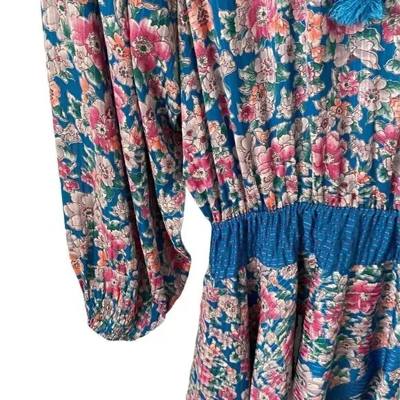 Vintage Designer Diane Freis Floral Maxi Dress - Picture 9 of 11